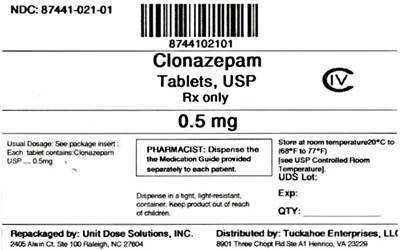 Clonazepam 0.5 mg (8744102101 Clonazepam 0.5 mg)